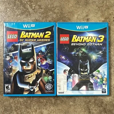 Lot Lego Batman 2 & 3 DC Super Heroes Game & Beyond Gotham (Nintendo Wii U) - Image 1 of 3