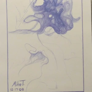 art print 11 x 14 unframed by Mike Thompson item #C 70 Blue Moose - Picture 1 of 1