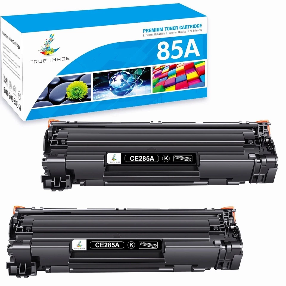 True Image 85A CE285A Black Toner Cartridge For HP LaserJet