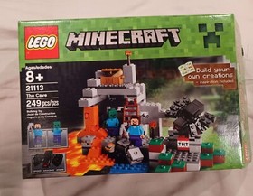 LEGO Minecraft: The Cave (21113) Retired Set; (Complete - Slightly Used)