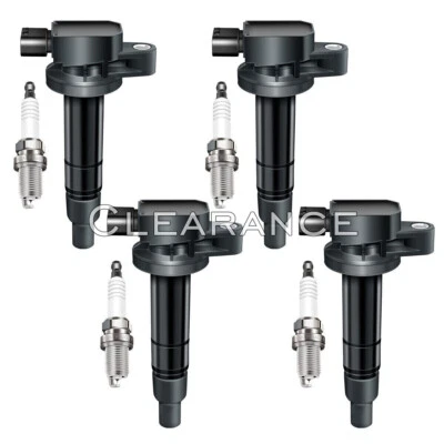 UF316 Ignition Coils & Spark Plugs for Toyota Yaris Prius Echo Scion xB Set of 4 Foto 1 de 4