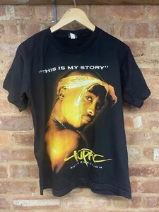 T-shirt Tupac Shakur anni 90 vintage Resurrezione ricordo retro M Medium 2pac Tee - Foto 1 di 4