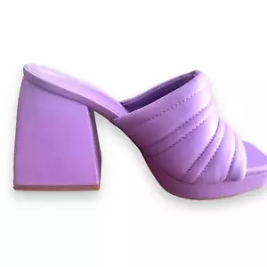Circus By Sam Edelman Lilac Purple Marlie Women's Chunky Heel Sandals Size 6.5 - Picture 1 of 7