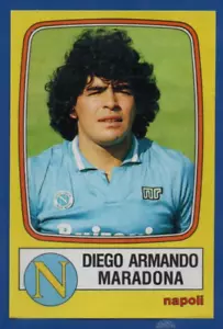 FIGURINA CALCIATORI PANINI 1985/86 N.176 DIEGO ARMANDO MARADONA RECOVERED. - Foto 1 di 1