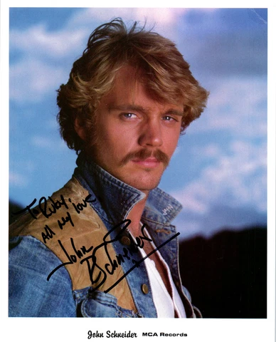 John Schneider Actor Country Singer "Bo Duke" Autograph Signed Photograph Photo Cover