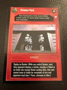 Star Wars CCG Endor Perimeter Patrol Vintage Near Mint Shape - Picture 1 of 1