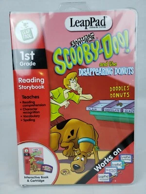 LeapFrog LeapPad Scooby Doo & Donuts Interactive Book & Cartridge new Sealed  - Image 1 of 4
