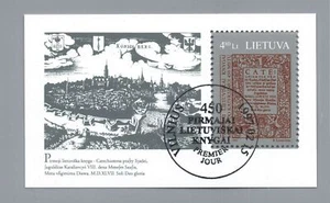 Lithuania block number 9 stamped - Picture 1 of 1