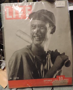 LIFE MAGAZINE TED WILLIAMS NO 1 BATTER SEPTEMBER 1 1941 RED SOX Look #2 - Bild 1 von 1