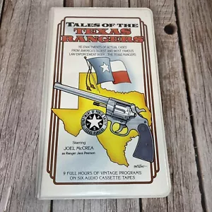 Radio Spirits Tales Of The Texas Rangers Cassettes Joel McCrea 1993 - Foto 1 di 4