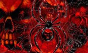 flaggenmeer® Flagge Pirat Spider Skull 80 g/m² - Bild 1 von 4