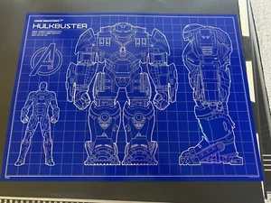 Hulkbuster Bauplan - Tim Caballero Kunstdruck - Bild 1 von 5