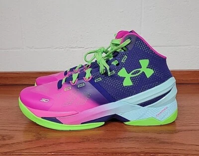 Баскетбольный мяч мужской Under Armour Curry 2 Retro Northern Lights 3026052-600 размер 11,5 - Изображение 1 из 4