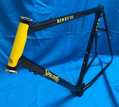 NOS Spalding B.L.A.D.E ATB Bicycle 20.5 Inch Frame  in Black/Yellow - Image 1 of 4