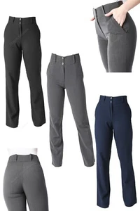 Maßgeschneiderte weitbeinige Damenhose Mädchen Smart Schule Büro Arbeitshose - Bild 1 von 17