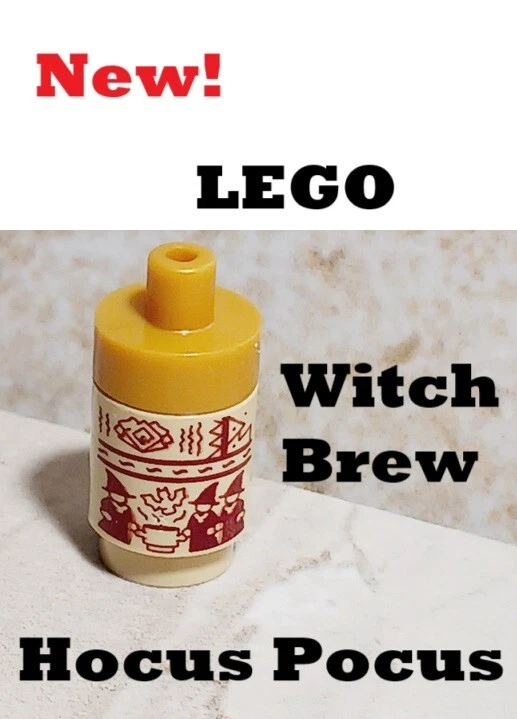 New LEGO Witch Spell Container Spells Potions Hocus Pocus Printed Disney Movie - Image 1 of 1