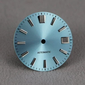 Reloj universal 28,5 mm Sunburst azul hielo GS MOD Refit para movimiento NH35 SIN Lume - Imagen 1 de 26