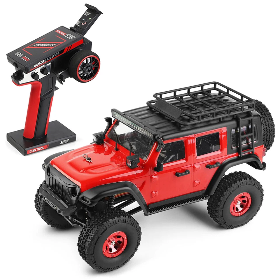 Wltoys XK 2428 2.4G 4WD 30KM/h LED Headlight 1/24 RC Off-Road RTR Crawler Car US - Image 1 of 4