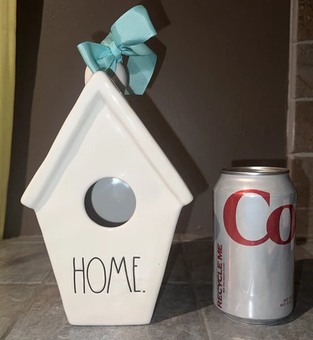 RAE DUNN By Magenta " HOME .  " Ceramic BIRDHOUSE Cover