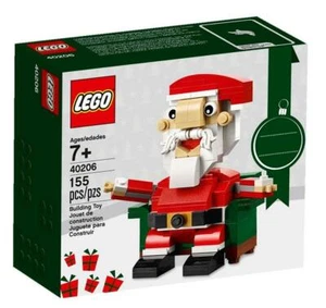 LEGO 40206 LEGO Santa de temporada nuevo en caja 155 piezas 2016 ligero pliegue en caja - Imagen 1 de 1