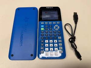 TEXAS INSTRUMENTS TI-84 PLUS CE GRAPHING CALCULATOR FULLY FUNCTIONAL NICE - Picture 1 of 4