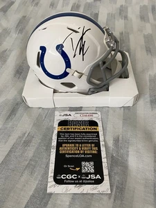 Pat McAfee Signed Official Indianapolis Colts Mini Helmet Autographed JSA COA - Picture 1 of 4