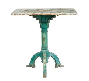 VICTORIAN 19TH CENTURY CAST IRON GARDEN TABLE - Picture 1 of 8