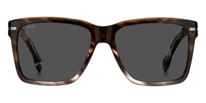 Gafas de sol Hugo Boss 1745/S para hombre marrón gris sombreado 57 mm nuevas 100 % auténticas - Imagen 1 de 5