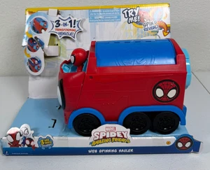 Spidey and His Amazing Friends Transforming Web Spinning Hauler - Marvel Fahrzeug - Bild 1 von 6