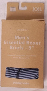 Patagonia Everyday Men's Essential Boxer briefs - 3" XXL fathom stripe new navy - Picture 1 of 2