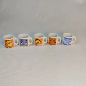 Winnie The Pooh Miniature Coffee Mug Lot (5) - Picture 1 of 8