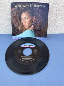 Whitney Houston, Greatest Love of All, 1985, 45 rpm vinyl, Arista AS1-9466 - Imagen 1 de 5