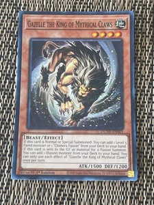 Gazelle the King of Mythical Claws Super Rare Duelist Nexus DUNE-EN003 NM - Picture 1 of 1