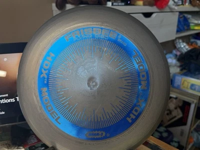 Wham-o Frisbee 165G 80E Molde HDX humo plástico azul chatter sello superior 1981 Foto 1 de 4