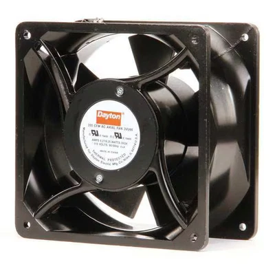 Ventilador axial cuadrado estándar Dayton, cuadrado, 115 V CA, 1 fase, aluminio fundido, 6 Foto 1 de 2