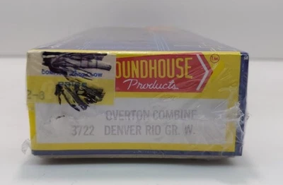 Coche combinado Roundhouse 3722 HO Denver y Río Grande Western Overton Foto 1 de 2