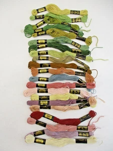 Lot (21) DMC Mouline Special Embroidery Thread 8m Old Label No Duplicates FRANCE - Picture 1 of 15