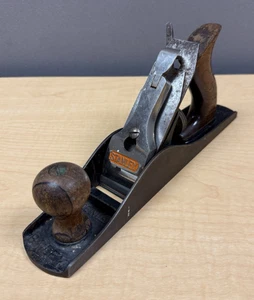 Vintage Stanley Bailey No. Herramienta de carpintería plano manual 5 1/4 - Imagen 1 de 5