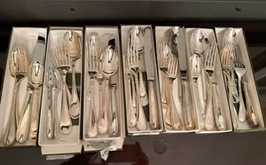 Christofle Silver plated 5 Pc place setting  - Picture 1 of 2