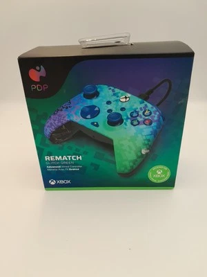 PDP REMATCH Advanced Wired Controller: Glitch Green Xbox Series X|S /ONE*NEW* - Image 1 of 2