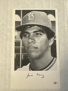 JOSE CRUZ 1973 St. Louis Cardinals Team Issued Postcard Photocard - Picture 1 of 2