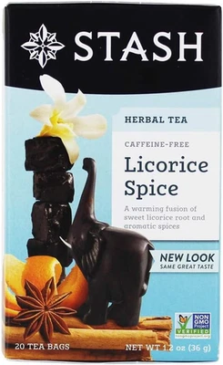 Stash Tea Licorice Spice Herbal Tea, 20 Count