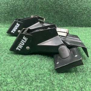 Thule 1050 Gutter Foot Pack Roof Rack Feet Set of 2 Black Used Replacement - Bild 1 von 7