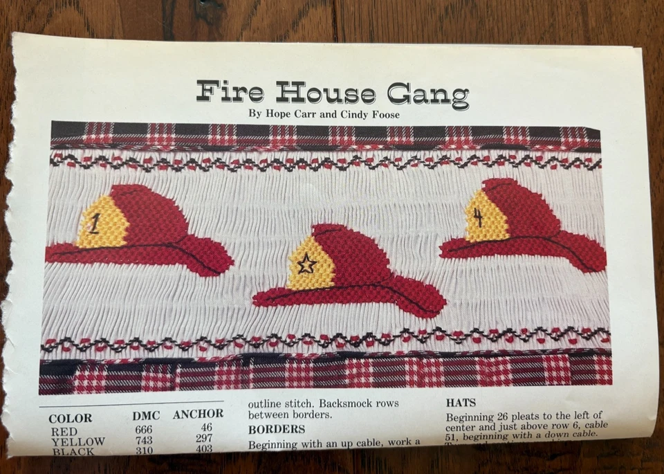 Fire House Gang Smocking Plate Foto 1 de 1