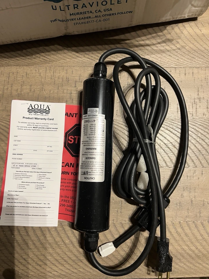 Transformador de repuesto Aqua Ultraviolet 57w Foto 1 de 4