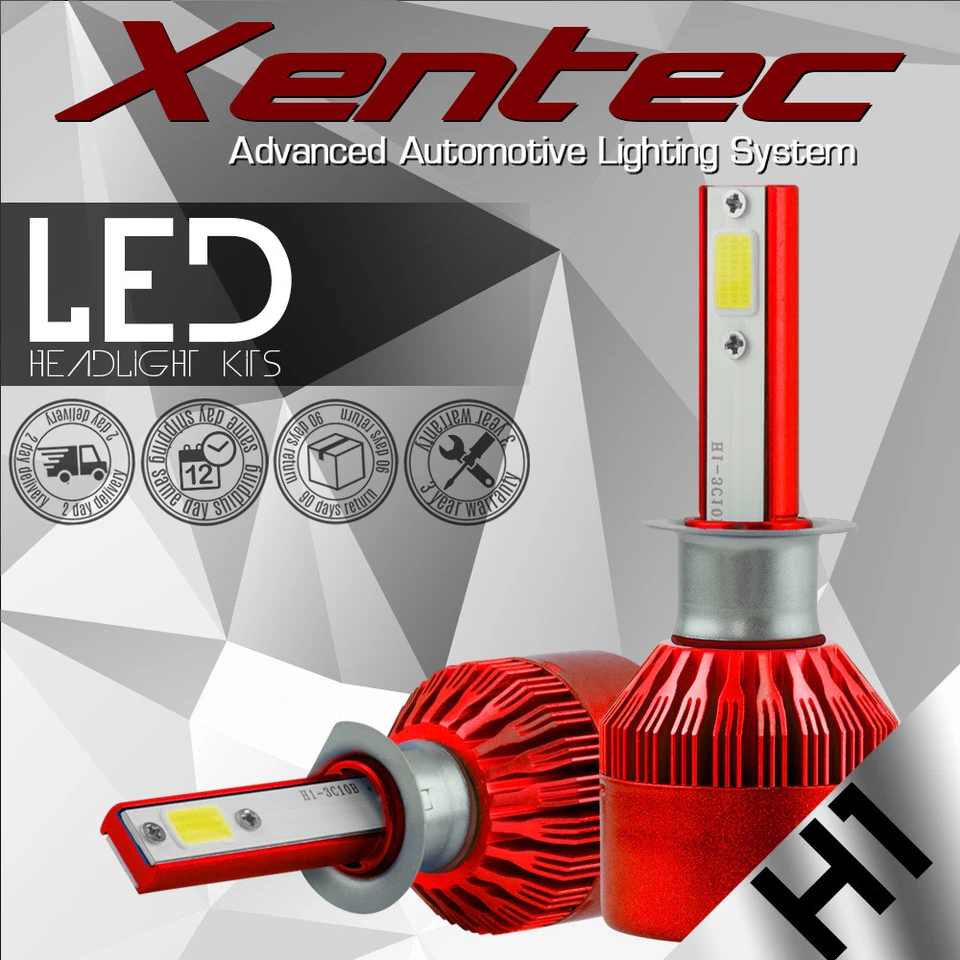Kit conversión faros LED HID XENTEC H1 6000K para Audi A8 Quattro 1997-2003 Foto 1 de 4