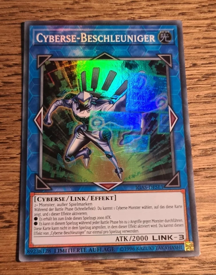 Cyberse Accelerator●YUGIOH●IGAS●2020●GERMAN●SUPER RARE●LIM EDITION●NM #06272 - Image 1 of 1