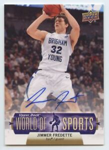 2011-12 Upper Deck World of Sports Jimmer Fredette RC Auto #61