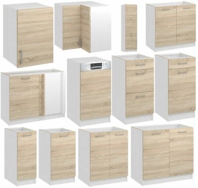 Küchenschrank Küche Hängeschrank Unterschrank Küchenzeile Kühlschrank SONOMA lic - Bild 1 von 4