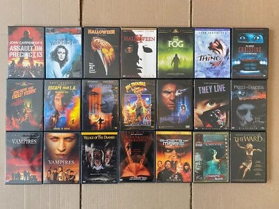 JOHN CARPENTER DVD Collection-23 Films! Halloween, Stephen King, Kurt Russell Foto 1 de 4